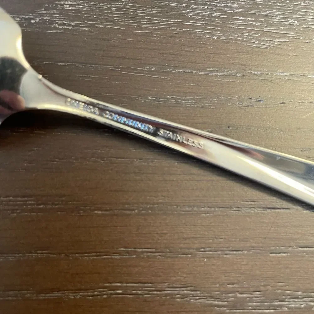 Oneida Community Vintage Starburst Grapefruit Spoons set of 8!